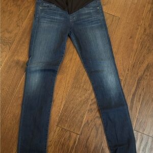 Citizens Of Humanity Dark Blue Maternity Skinny Jeans
